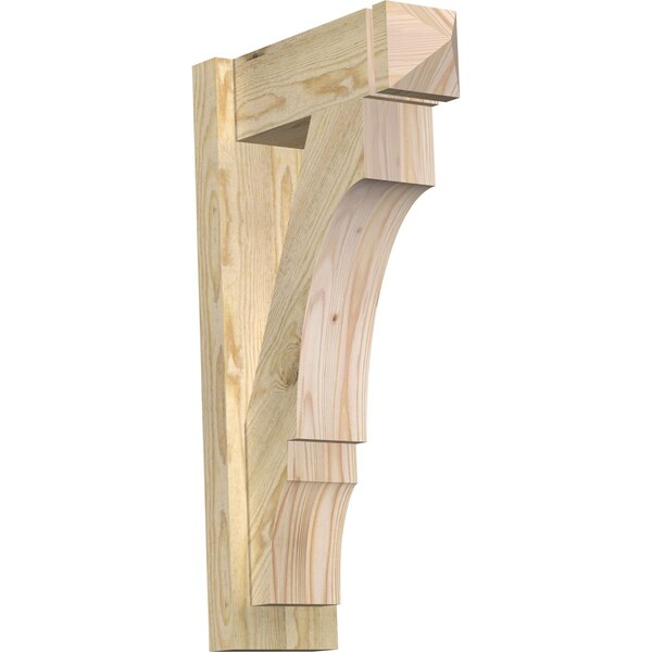 Ekena Millwork Balboa Arts & Crafts Rough Sawn Outlooker, Douglas Fir, 6"W x 16"D x 28"H OUT06X16X28BOA03RDF - main
